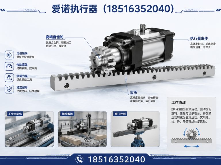 龙港市气动执行器展示图